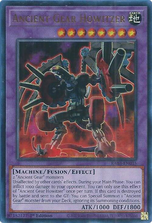 Ancient Gear Howitzer (UR) [RA03-EN035] Ultra Rare | Mega City Incorporated