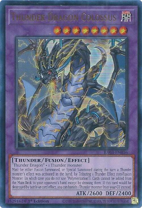 Thunder Dragon Colossus (UR) [RA03-EN036] Ultra Rare | Mega City Incorporated