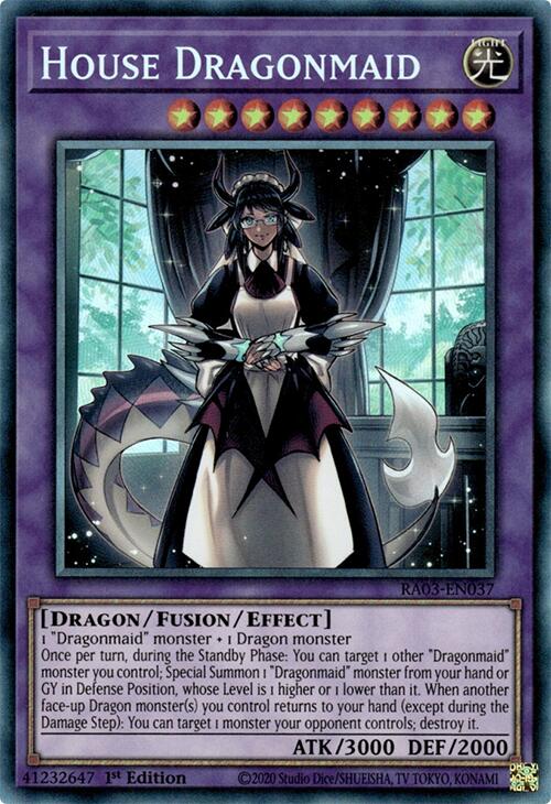 House Dragonmaid (CR) [RA03-EN037] Prismatic Collector's Rare | Mega City Incorporated