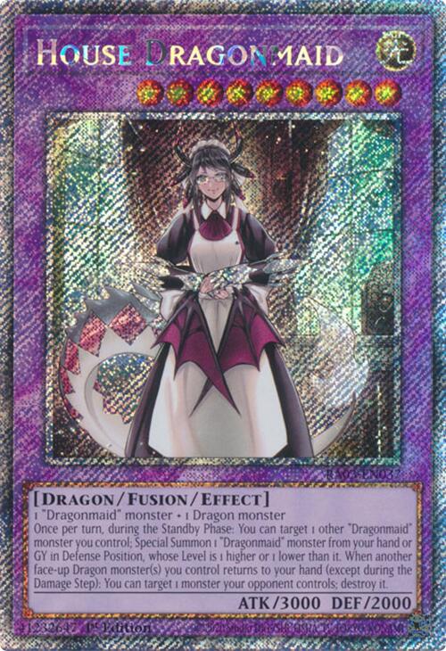 House Dragonmaid (Platinum Secret Rare) [RA03-EN037] Platinum Secret Rare | Mega City Incorporated