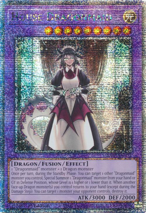 House Dragonmaid (Quarter Century Secret Rare) [RA03-EN037] Quarter Century Secret Rare | Mega City Incorporated