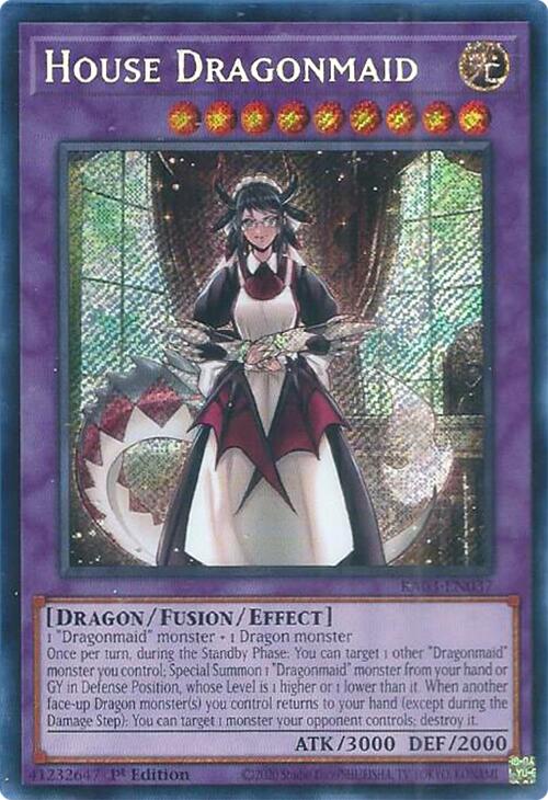 House Dragonmaid (Secret Rare) [RA03-EN037] Secret Rare | Mega City Incorporated