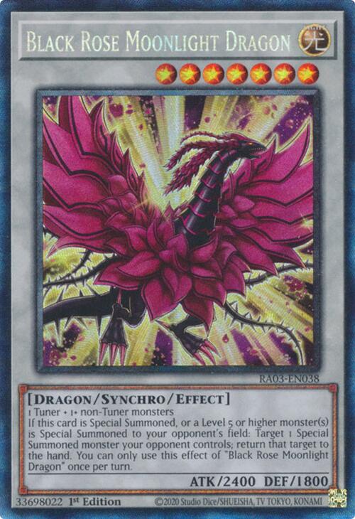 Black Rose Moonlight Dragon (CR) [RA03-EN038] Prismatic Collector's Rare | Mega City Incorporated