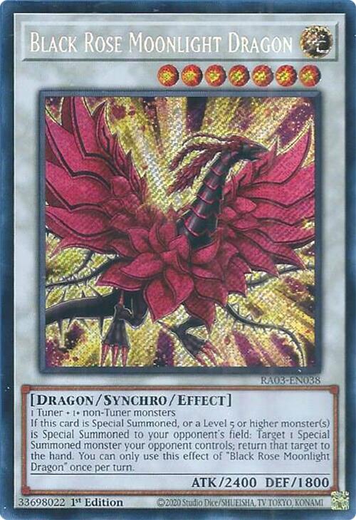 Black Rose Moonlight Dragon (Secret Rare) [RA03-EN038] Secret Rare | Mega City Incorporated