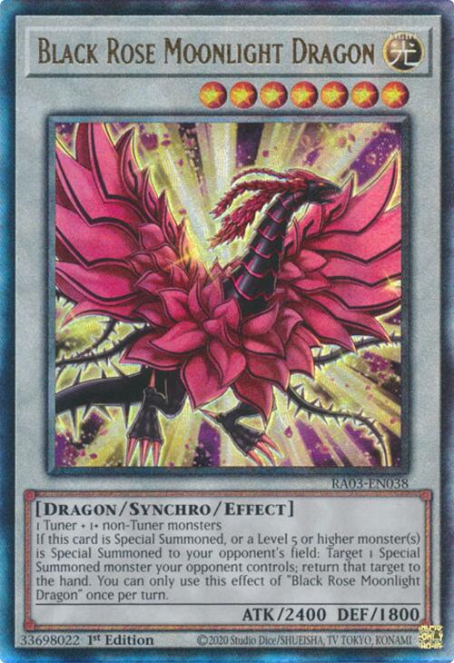 Black Rose Moonlight Dragon (UTR) [RA03-EN038] Prismatic Ultimate Rare | Mega City Incorporated