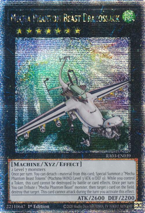 Mecha Phantom Beast Dracossack (Quarter Century Secret Rare) [RA03-EN039] Quarter Century Secret Rare | Mega City Incorporated