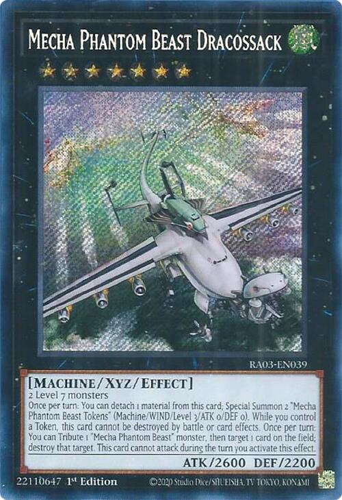 Mecha Phantom Beast Dracossack (Secret Rare) [RA03-EN039] Secret Rare | Mega City Incorporated