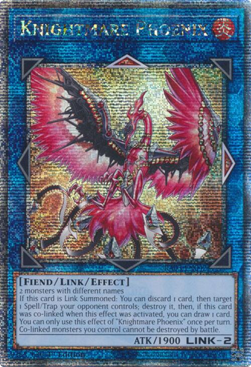 Knightmare Phoenix (Quarter Century Secret Rare) [RA03-EN042] Quarter Century Secret Rare | Mega City Incorporated