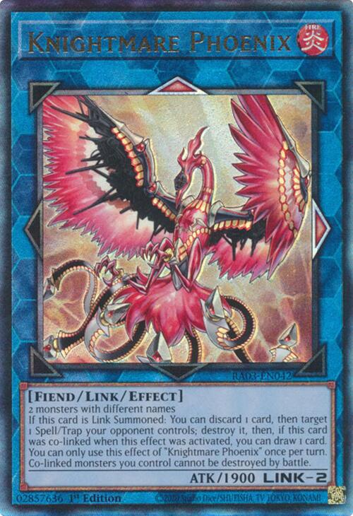 Knightmare Phoenix (UTR) [RA03-EN042] Prismatic Ultimate Rare | Mega City Incorporated