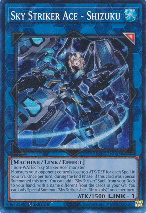 Sky Striker Ace - Shizuku (CR) [RA03-EN043] Prismatic Collector's Rare | Mega City Incorporated