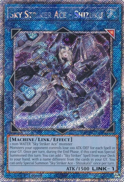 Sky Striker Ace - Shizuku (Platinum Secret Rare) [RA03-EN043] Platinum Secret Rare | Mega City Incorporated