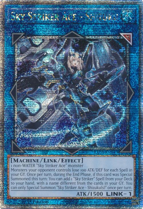 Sky Striker Ace - Shizuku (Quarter Century Secret Rare) [RA03-EN043] Quarter Century Secret Rare | Mega City Incorporated