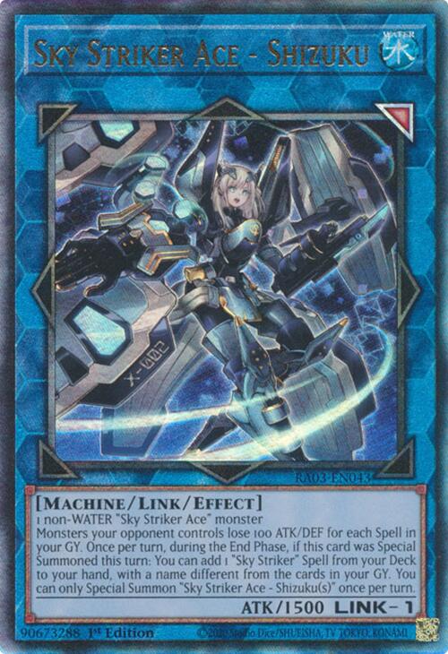 Sky Striker Ace - Shizuku (UTR) [RA03-EN043] Prismatic Ultimate Rare | Mega City Incorporated