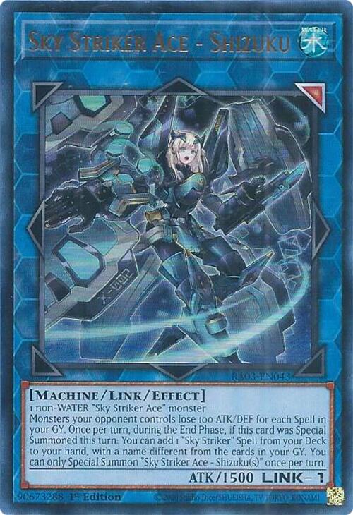 Sky Striker Ace - Shizuku (UR) [RA03-EN043] Ultra Rare | Mega City Incorporated