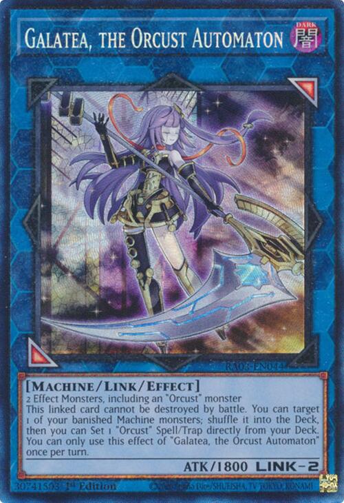 Galatea, the Orcust Automaton (CR) [RA03-EN044] Prismatic Collector's Rare | Mega City Incorporated