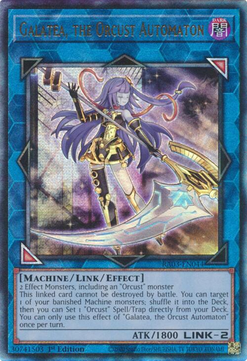 Galatea, the Orcust Automaton (UTR) [RA03-EN044] Prismatic Ultimate Rare | Mega City Incorporated