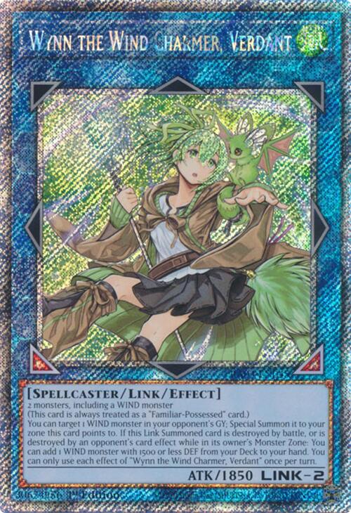 Wynn the Wind Charmer, Verdant (Platinum Secret Rare) [RA03-EN045] Platinum Secret Rare | Mega City Incorporated