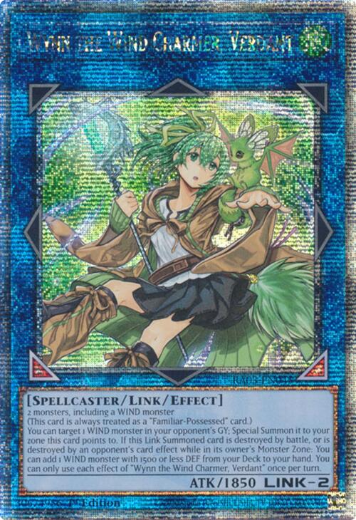 Wynn the Wind Charmer, Verdant (Quarter Century Secret Rare) [RA03-EN045] Quarter Century Secret Rare | Mega City Incorporated