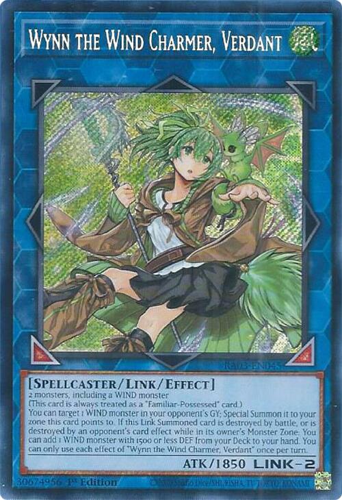 Wynn the Wind Charmer, Verdant (Secret Rare) [RA03-EN045] Secret Rare | Mega City Incorporated