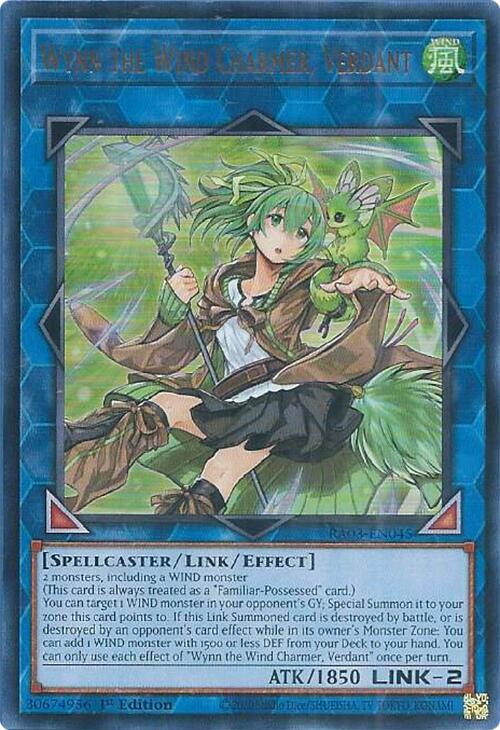 Wynn the Wind Charmer, Verdant (UR) [RA03-EN045] Ultra Rare | Mega City Incorporated