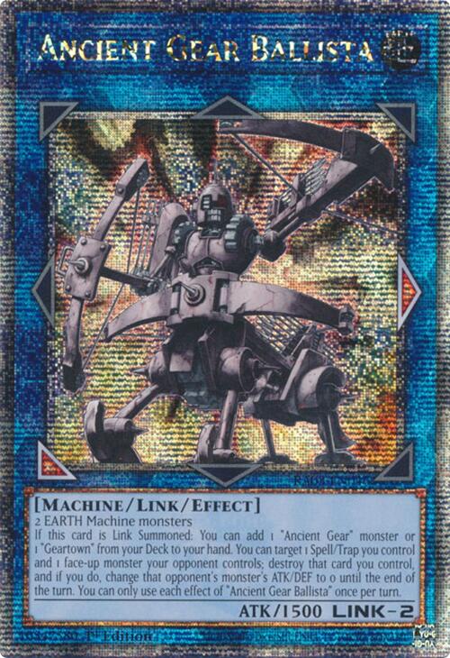 Ancient Gear Ballista (Quarter Century Secret Rare) [RA03-EN046] Quarter Century Secret Rare | Mega City Incorporated