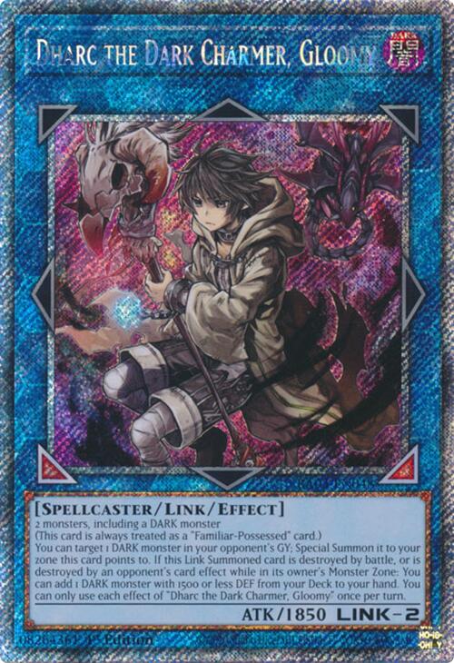 Dharc the Dark Charmer, Gloomy (Platinum Secret Rare) [RA03-EN048] Platinum Secret Rare | Mega City Incorporated