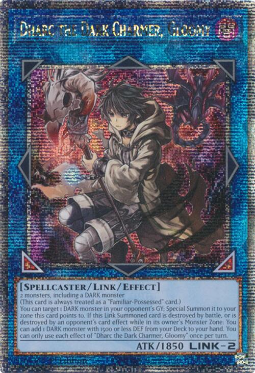 Dharc the Dark Charmer, Gloomy (Quarter Century Secret Rare) [RA03-EN048] Quarter Century Secret Rare | Mega City Incorporated