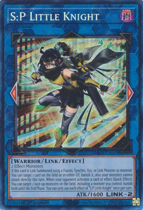 S:P Little Knight (CR) [RA03-EN049] Prismatic Collector's Rare | Mega City Incorporated