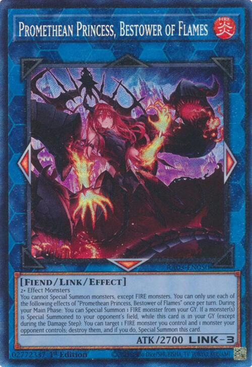 Promethean Princess, Bestower of Flames (CR) [RA03-EN050] Prismatic Collector's Rare | Mega City Incorporated