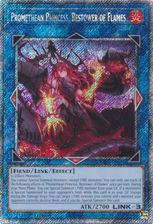 Promethean Princess, Bestower of Flames (Platinum Secret Rare) [RA03-EN050] Platinum Secret Rare | Mega City Incorporated