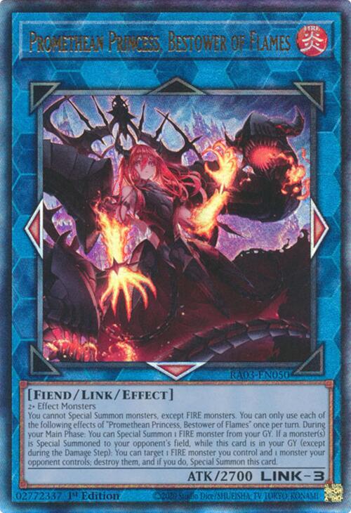 Promethean Princess, Bestower of Flames (UTR) [RA03-EN050] Prismatic Ultimate Rare | Mega City Incorporated