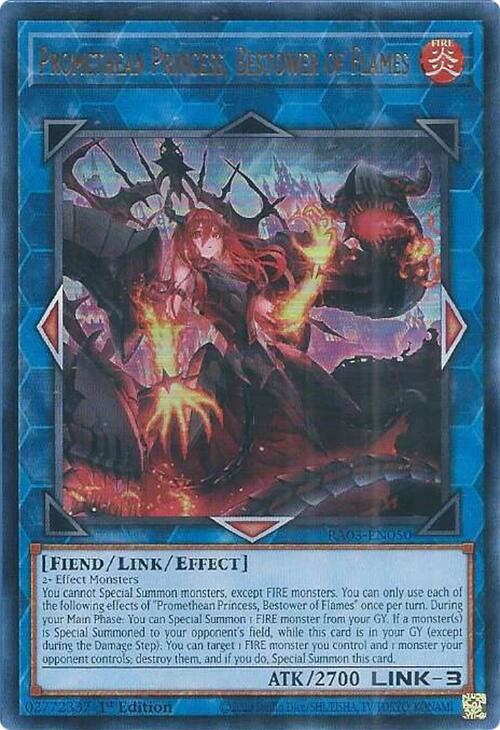 Promethean Princess, Bestower of Flames (UR) [RA03-EN050] Ultra Rare | Mega City Incorporated