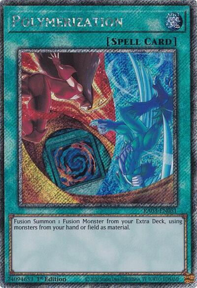 Polymerization (Platinum Secret Rare) [RA03-EN051] Platinum Secret Rare | Mega City Incorporated