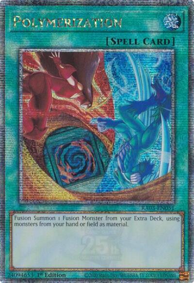 Polymerization (Quarter Century Secret Rare) [RA03-EN051] Quarter Century Secret Rare | Mega City Incorporated