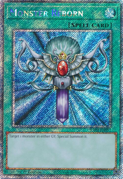 Monster Reborn (Platinum Secret Rare) [RA03-EN052] Platinum Secret Rare | Mega City Incorporated