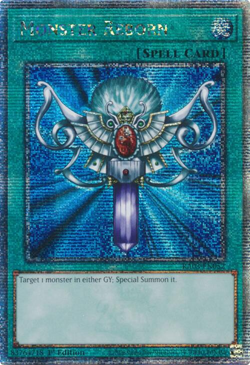 Monster Reborn (Quarter Century Secret Rare) [RA03-EN052] Quarter Century Secret Rare | Mega City Incorporated