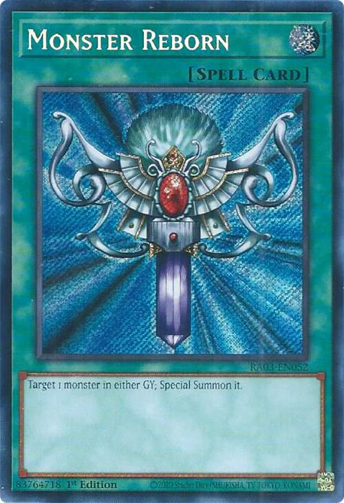 Monster Reborn (Secret Rare) [RA03-EN052] Secret Rare | Mega City Incorporated