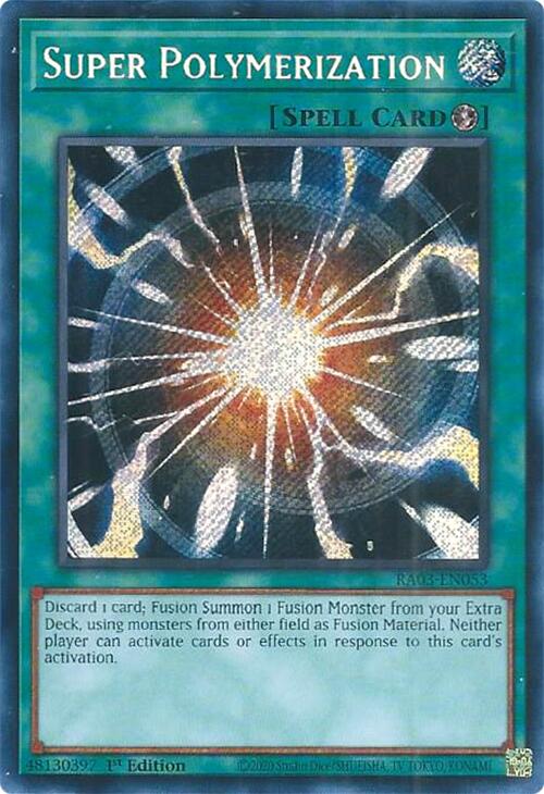 Super Polymerization (Secret Rare) [RA03-EN053] Secret Rare | Mega City Incorporated