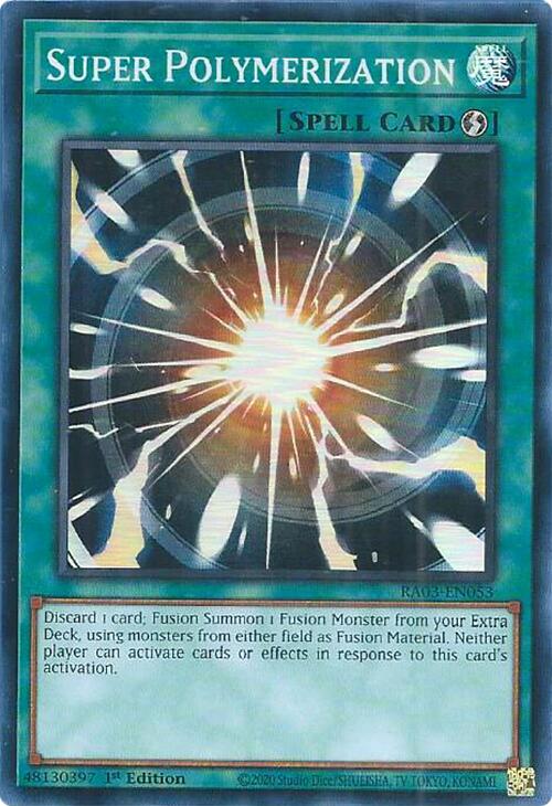 Super Polymerization [RA03-EN053] Super Rare | Mega City Incorporated