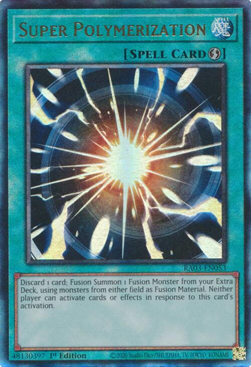 Super Polymerization (UTR) [RA03-EN053] Prismatic Ultimate Rare | Mega City Incorporated