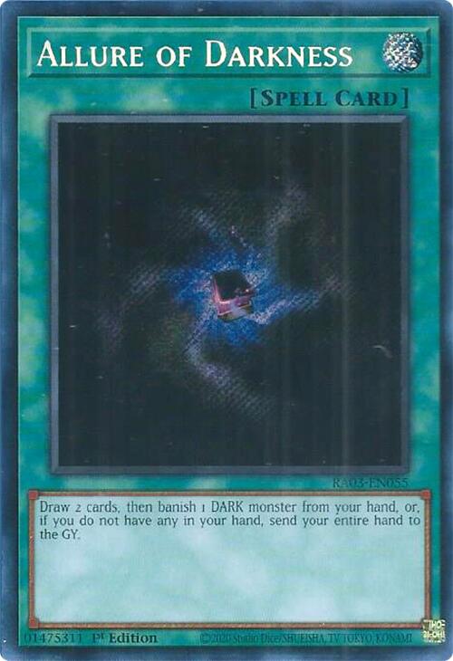 Allure of Darkness (Secret Rare) [RA03-EN055] Secret Rare | Mega City Incorporated