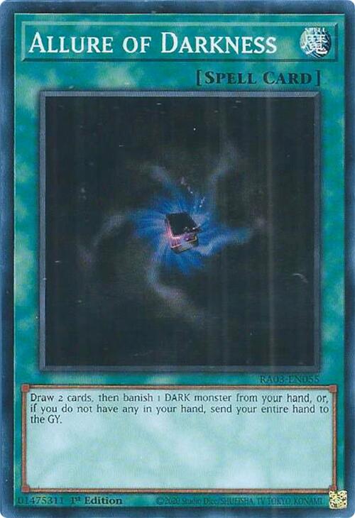 Allure of Darkness [RA03-EN055] Super Rare | Mega City Incorporated