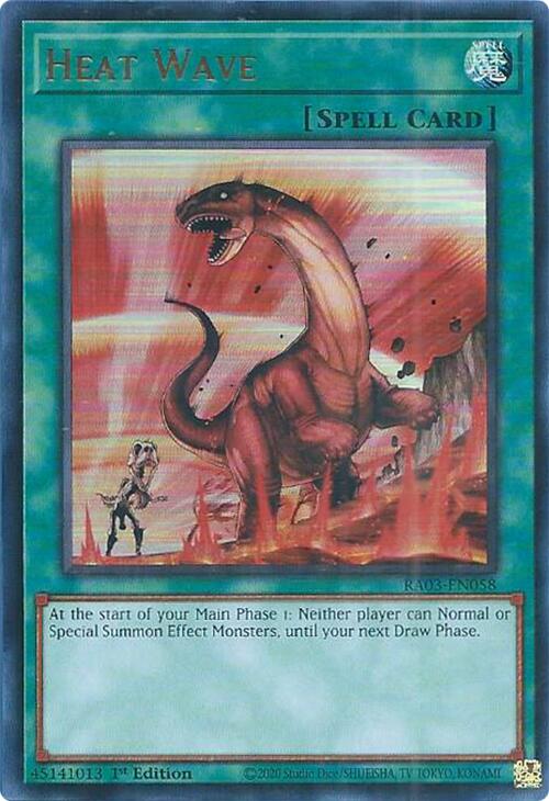Heat Wave (UR) [RA03-EN058] Ultra Rare | Mega City Incorporated