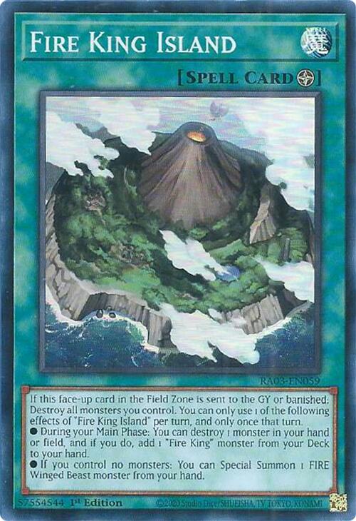 Fire King Island [RA03-EN059] Super Rare | Mega City Incorporated