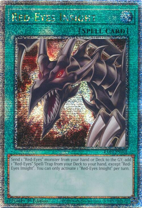 Red-Eyes Insight (Quarter Century Secret Rare) [RA03-EN061] Quarter Century Secret Rare | Mega City Incorporated