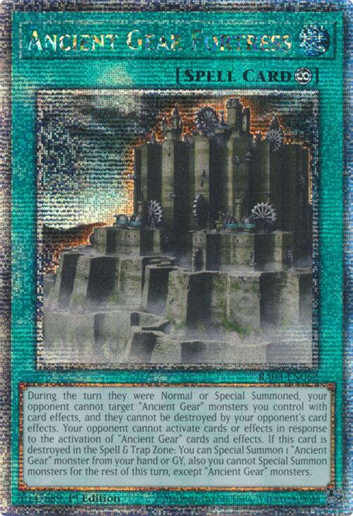 Ancient Gear Fortress (Quarter Century Secret Rare) [RA03-EN062] Quarter Century Secret Rare | Mega City Incorporated