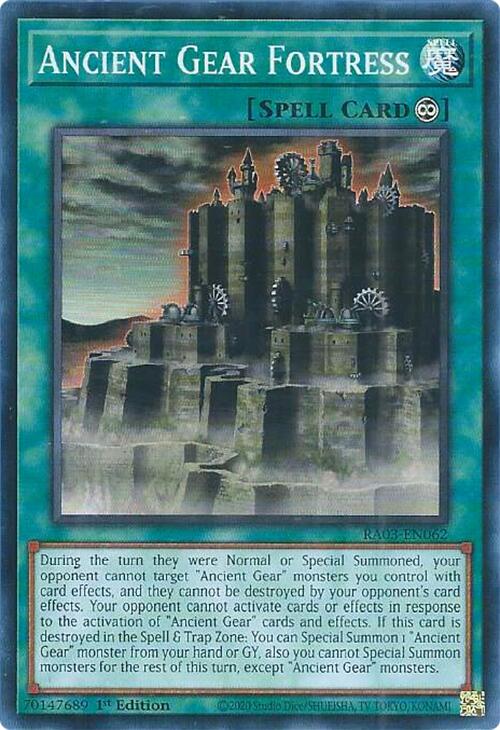 Ancient Gear Fortress [RA03-EN062] Super Rare | Mega City Incorporated