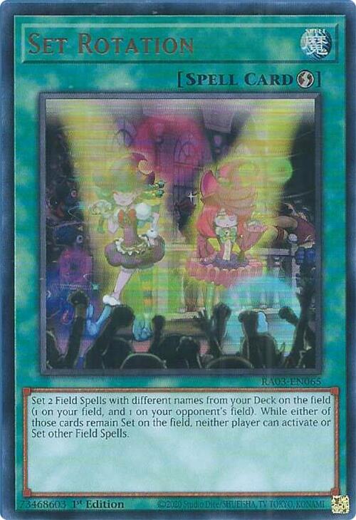 Set Rotation (UR) [RA03-EN065] Ultra Rare | Mega City Incorporated