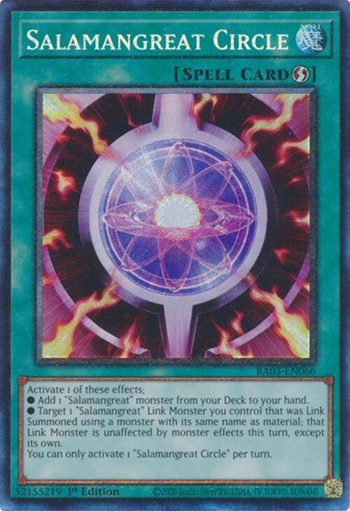 Salamangreat Circle (CR) [RA03-EN066] Prismatic Collector's Rare | Mega City Incorporated