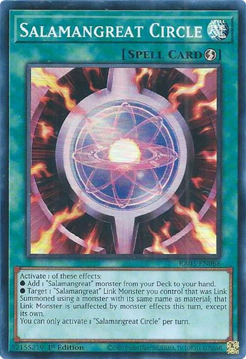 Salamangreat Circle [RA03-EN066] Super Rare | Mega City Incorporated